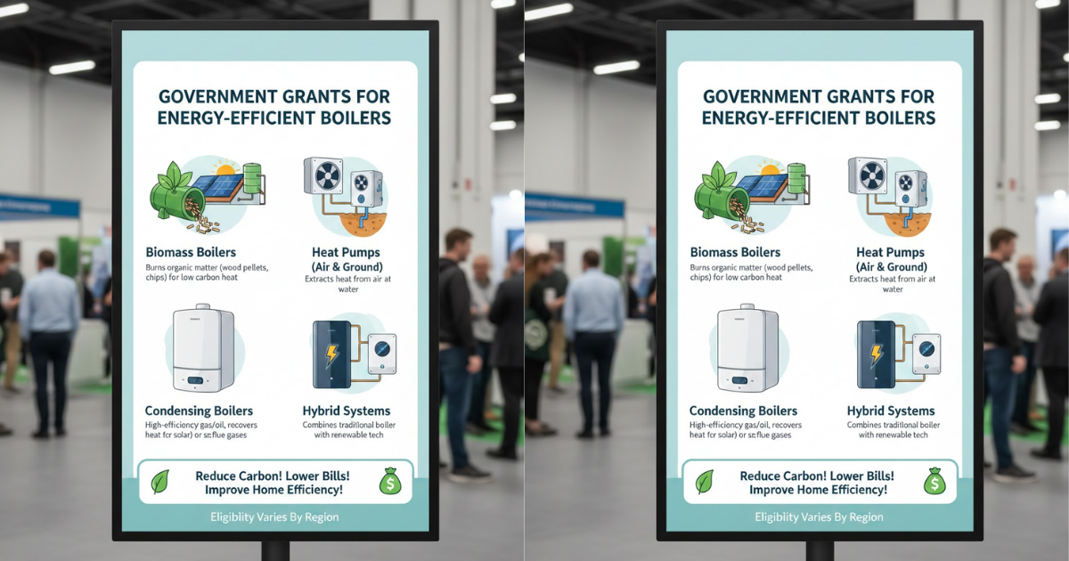 What Types of Boilers Are Covered by Government Grants?