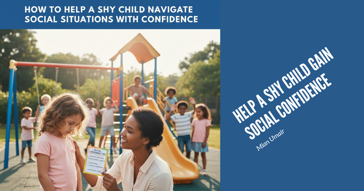 Help a shy child gain social confidence