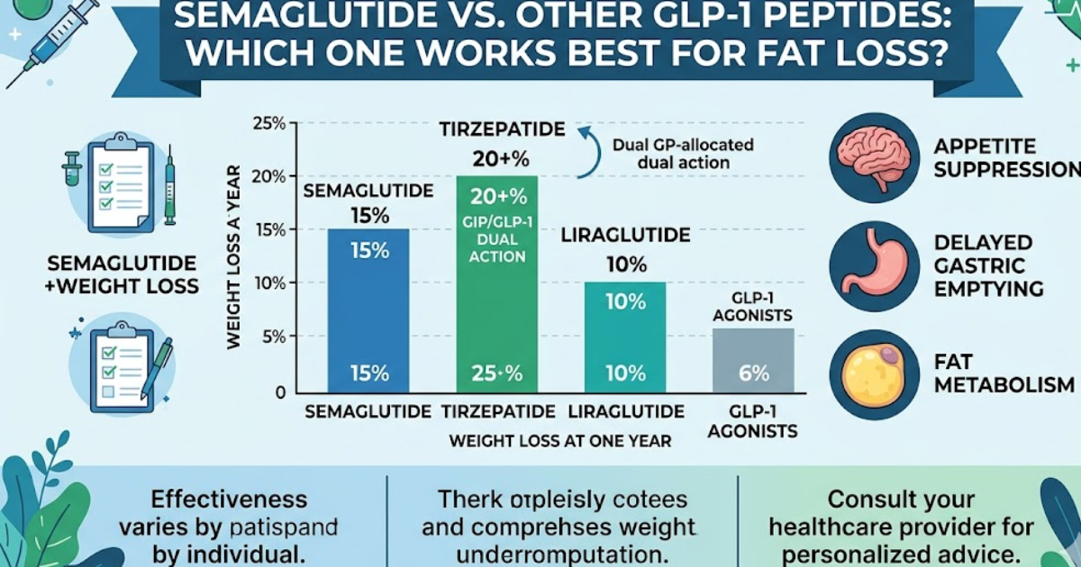 Semaglutide vs Other GLP-1 Peptides