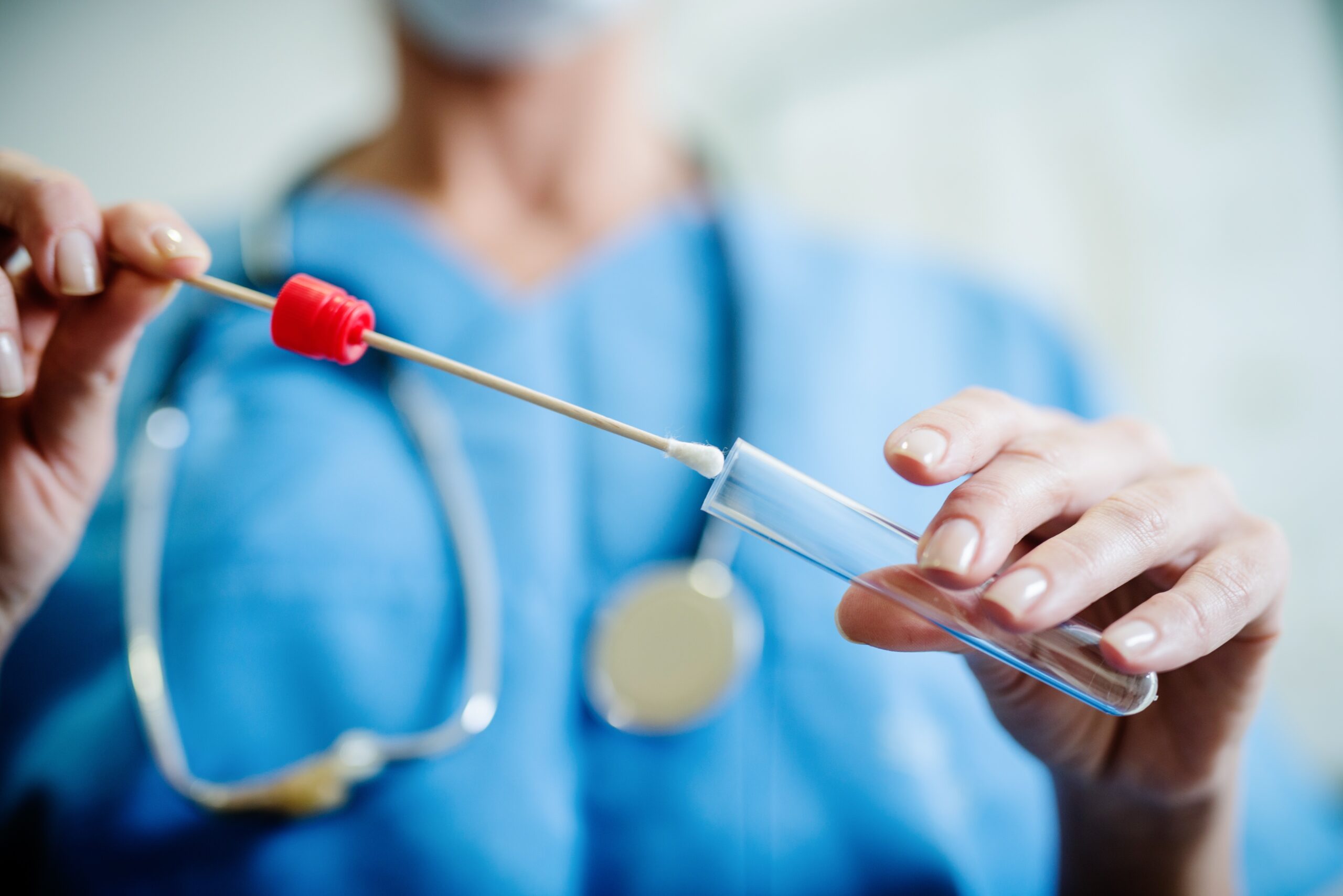 Sterile swab tubes