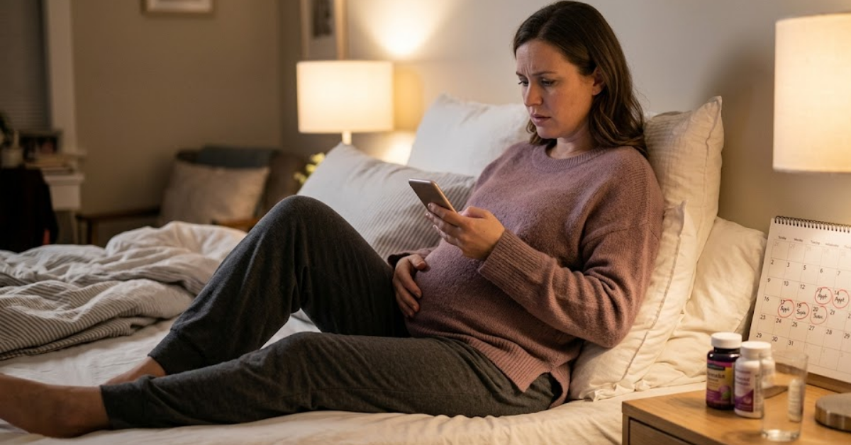 can you get your period while pregnant​